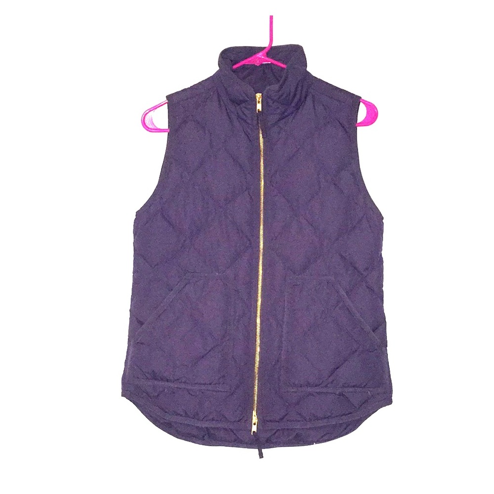 Navy J. Crew vest